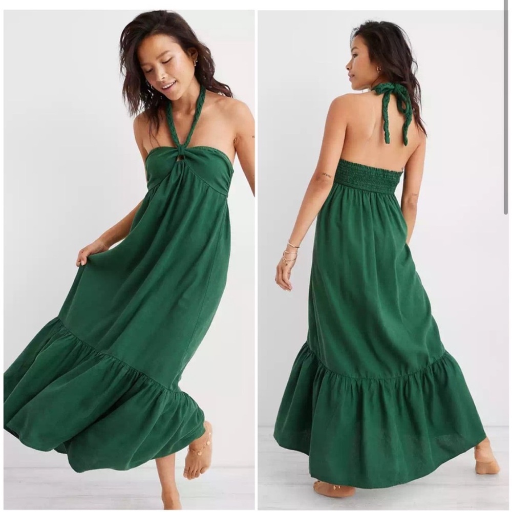 Aerie halter maxi dress - XL